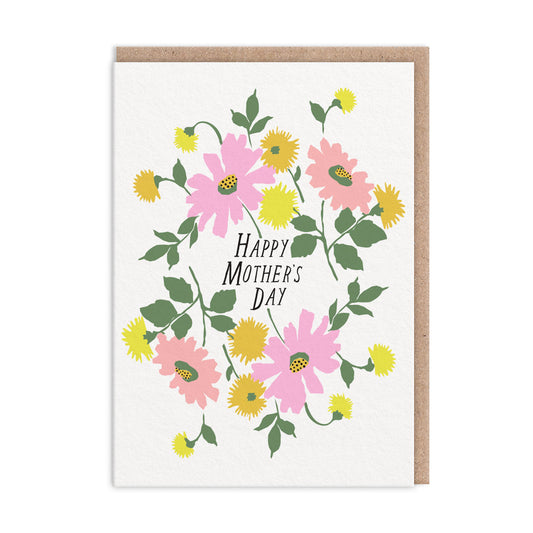 Happy Mother's Day Cosmos Greeting Card