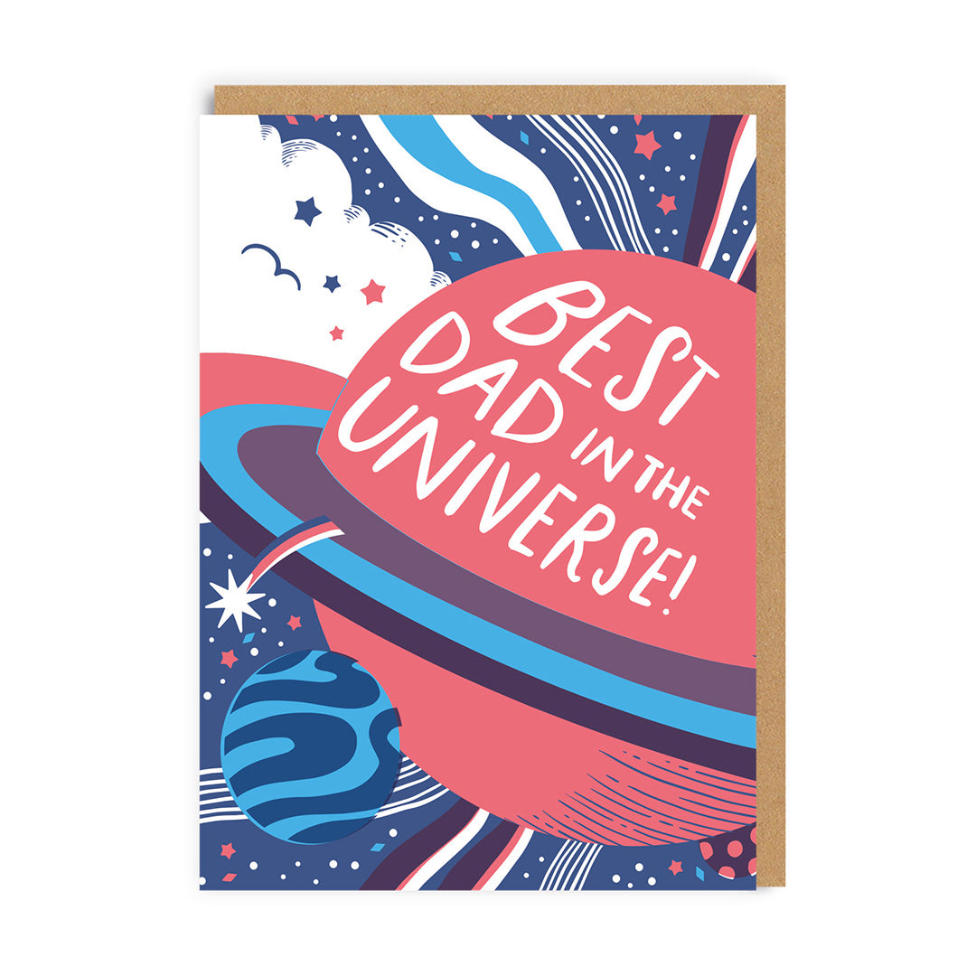 Best Dad in the Universe Father's Day Card