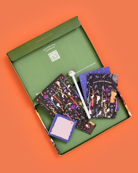 Papergang "Ghosts and Ghouls" Stationery Box