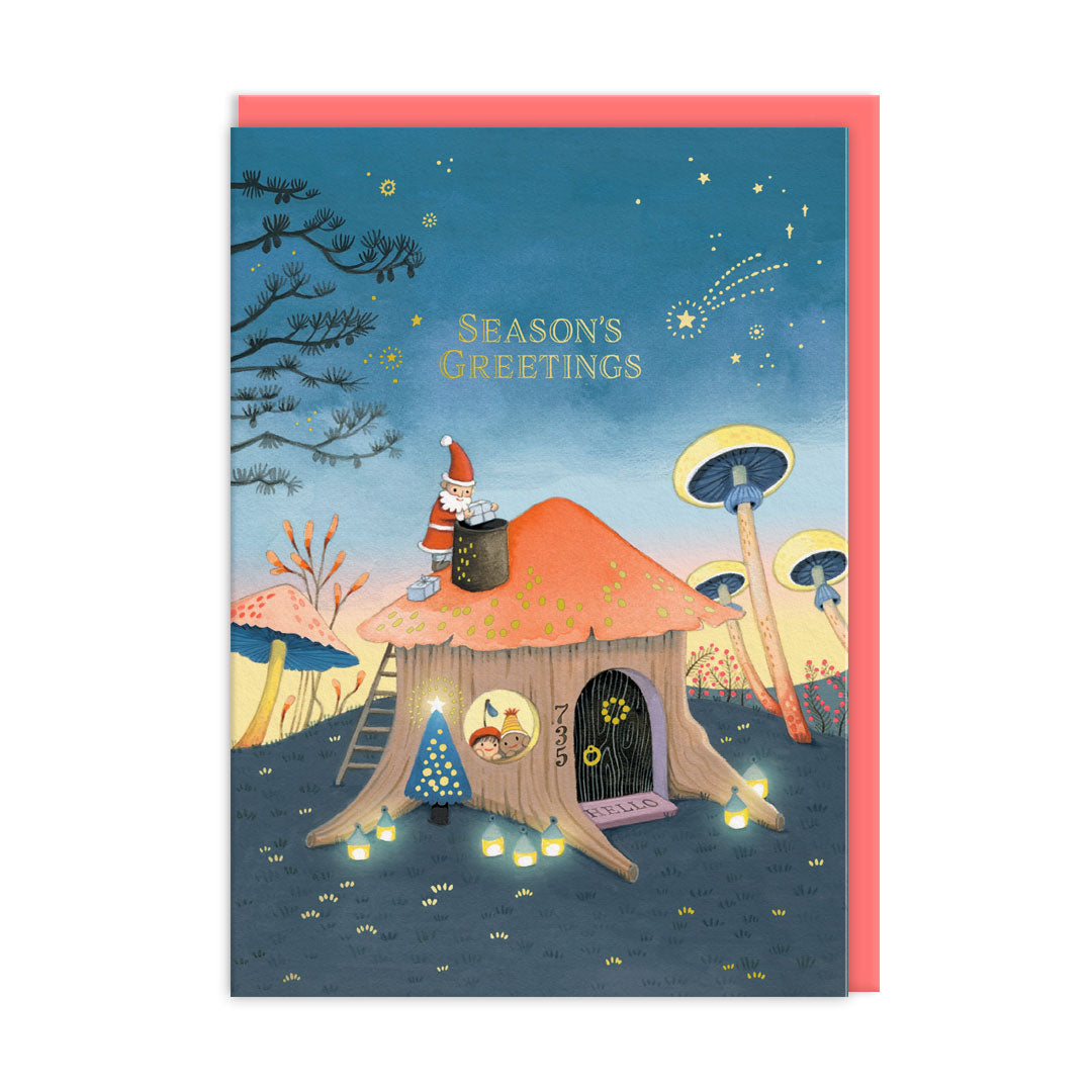 Seasons Greetings Christmas Card