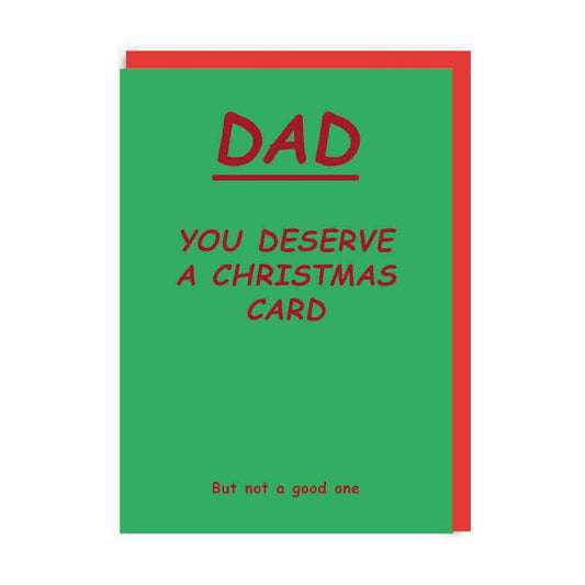 Dad You Deserve a Christmas Card