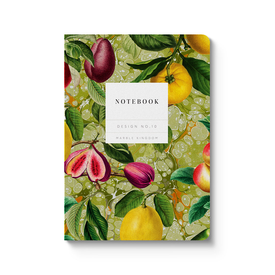 Marble Fruit A6 Premium Paperback Notebook