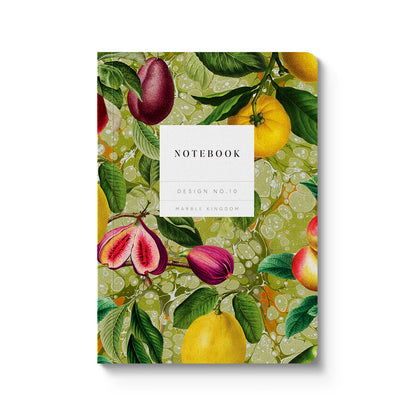 Marble Fruit A6 Premium Paperback Notebook