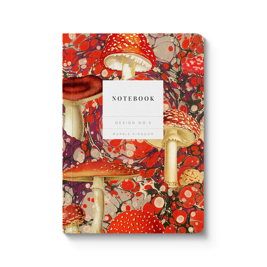 Marble Fungi Premium Paperback Notebook