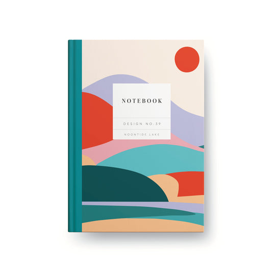 Kaleido Design No.39 Noontide Lake Hardback Notebook