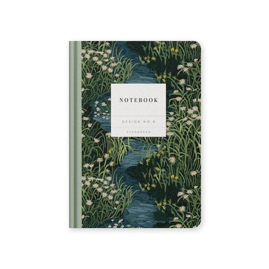 Design No.8 Marsh Daisies Premium Hardback Notebook (A5)