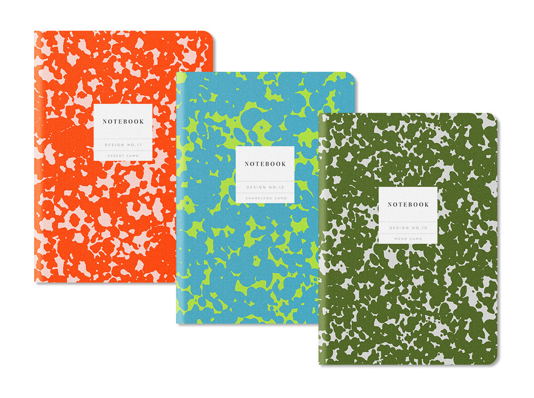 Kaleido Set No.3 | 3 Pack Stitched A5 Notebooks