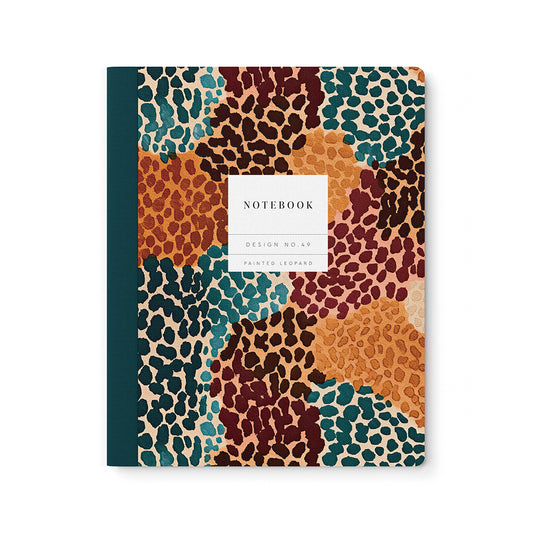 Design No.49 Painted Leopard Exercise Book