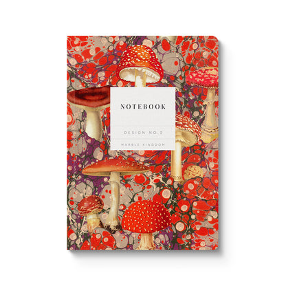 Marble Fungi A5 Premium Paperback Notebook