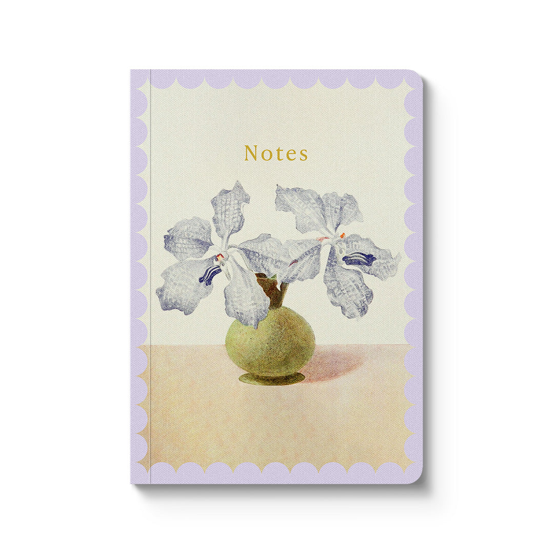 Lilac Orchid A6 Premium Paperback Notebook