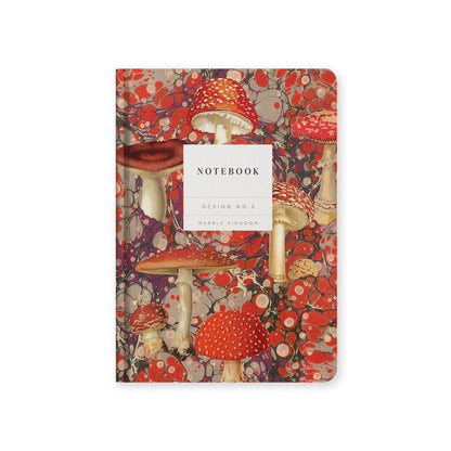 Marble Fungi A5 Premium Hardback Notebook