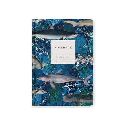 Marble Sharks A5 Premium Hardback Notebook