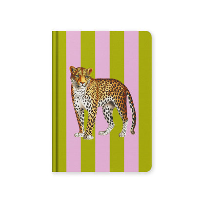 Stripe Leopard A5 Premium Hardback Notebook