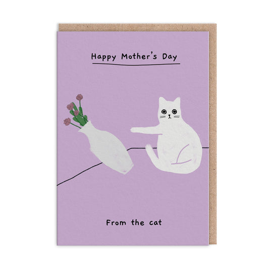 Happy Mother's Day From The Cat Greeting Card