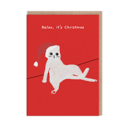 Pack of 9 Christmas Cards - Ken The Cat