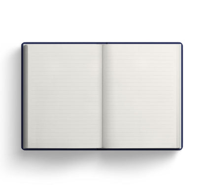Rose Flutter Stripe B6 Hardback Notebook
