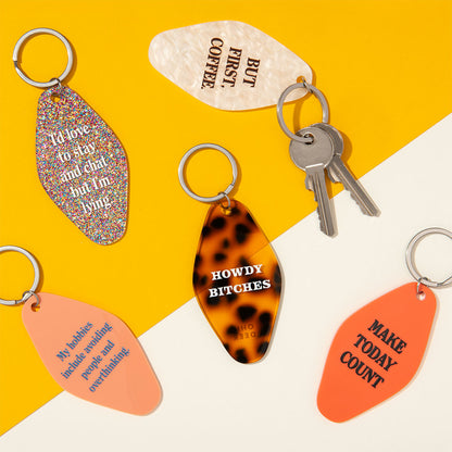 Make Today Count Keyring