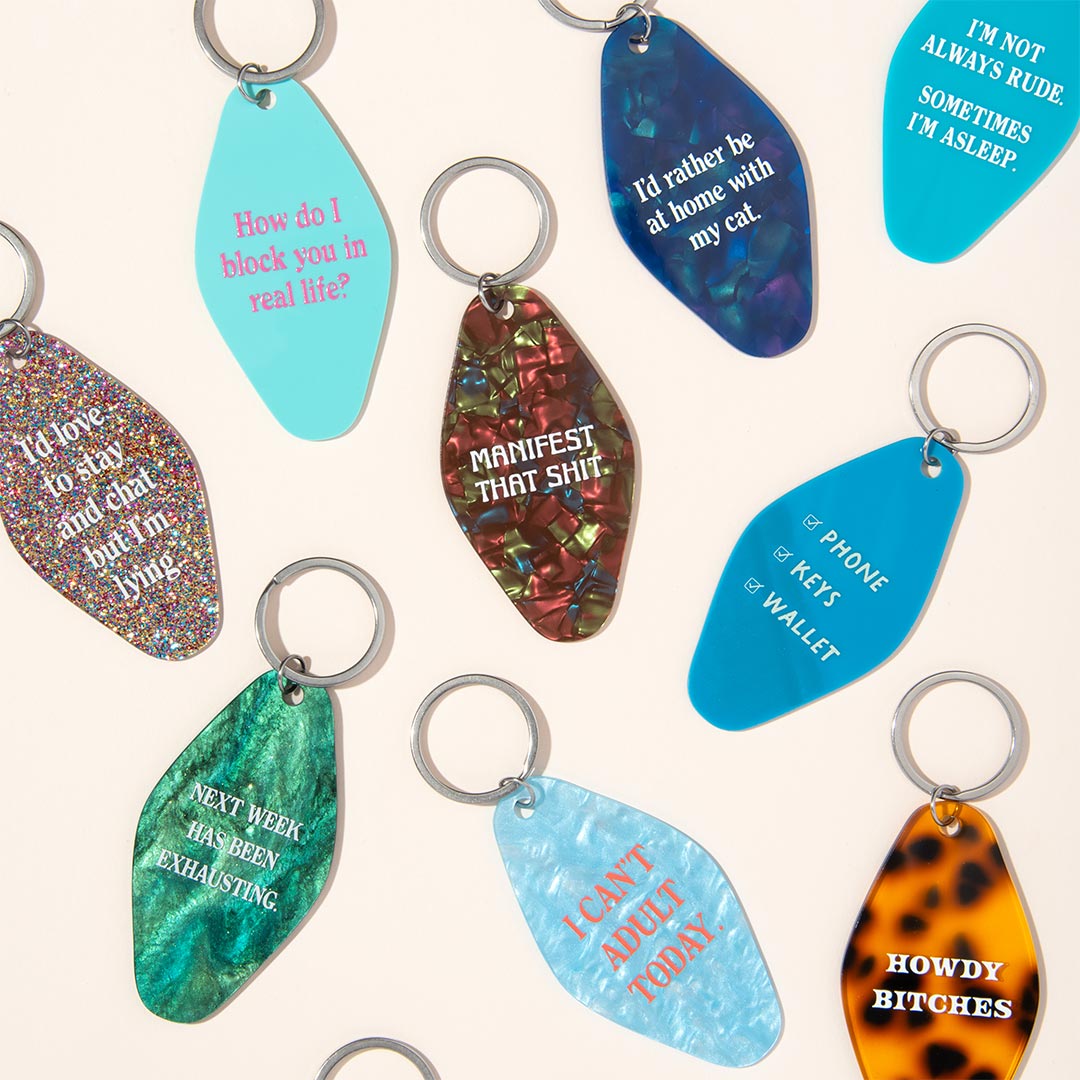 I Can't Adult Today Keyring