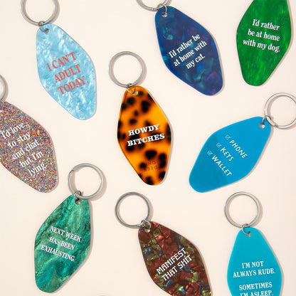 Sometimes I'm Asleep Keyring