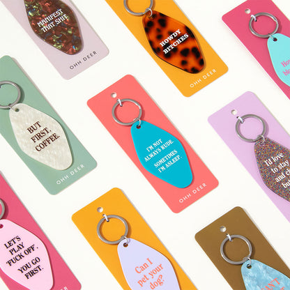Willing To Discuss True Crime Keyring