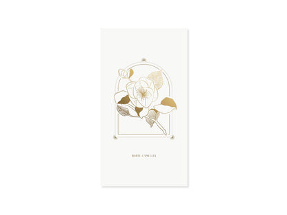 Camellia 3D Layered Greeting Card