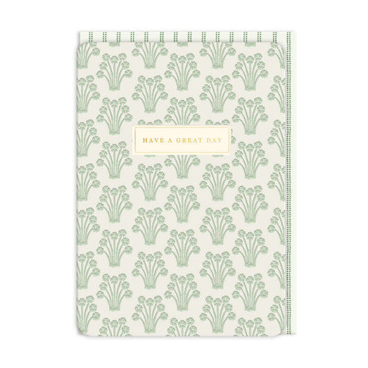 Fountain Flowers Greeting Card