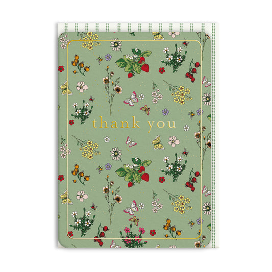 Bee Garden Thank You Greeting Card