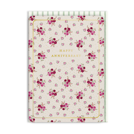 Pia Bouquet Anniversary Greeting Card