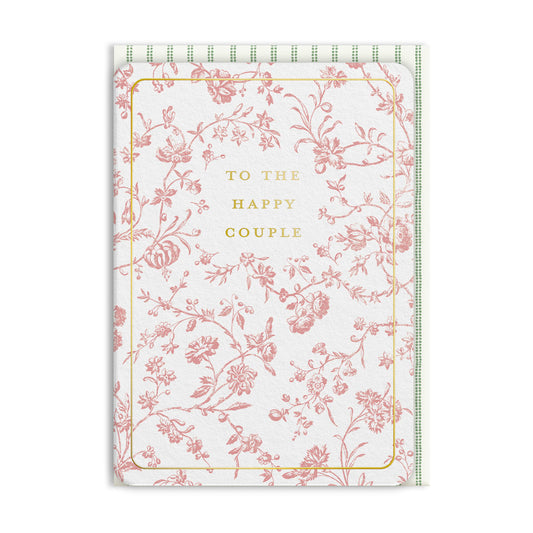 Aria Blush Happy Couple Greeting Card