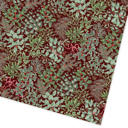 Holly and Bows Roll Wrap