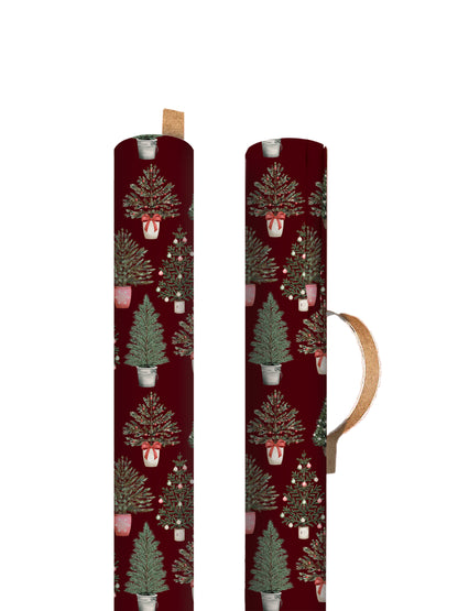 Decorated Trees Roll Wrap
