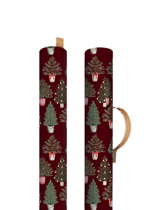 Decorated Trees Roll Wrap