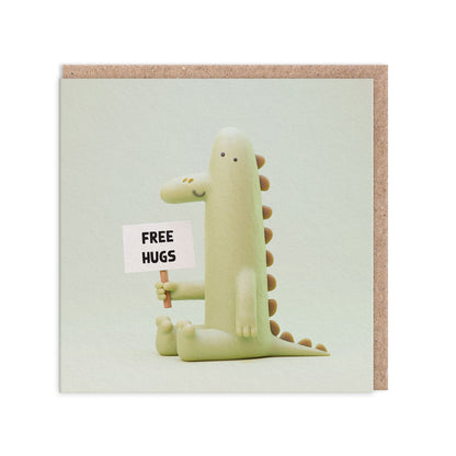 Model Dinosaur Greeting Card
