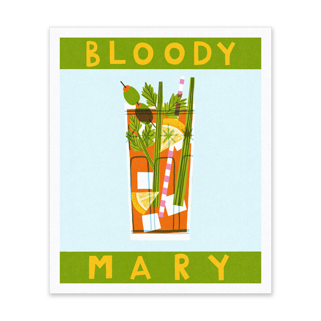 Bloody Mary Riso Print (10x12)