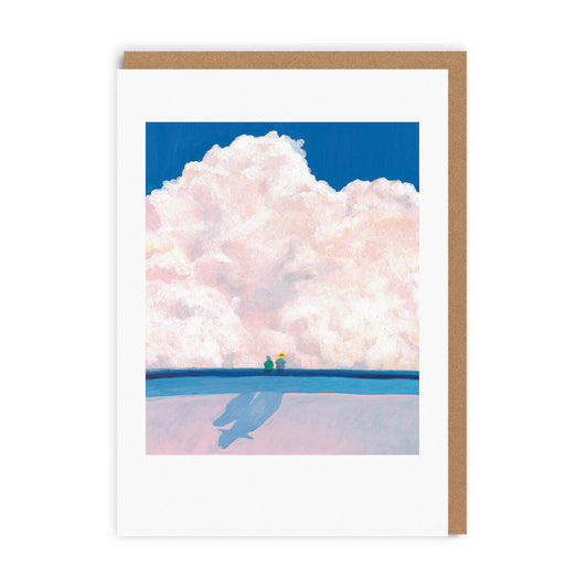 Blue Sky Landscape Greeting Card