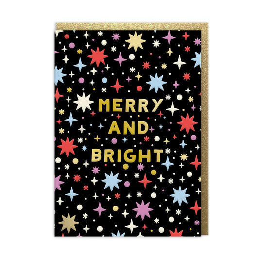 Merry And Bright Greeting Card