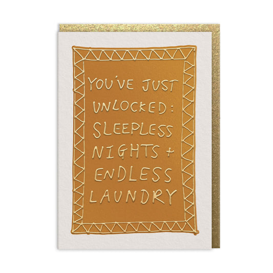 Sleepless Nights Greeting Card