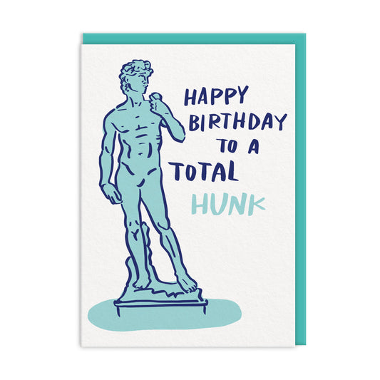 Total Hunk Happy Birthday Card