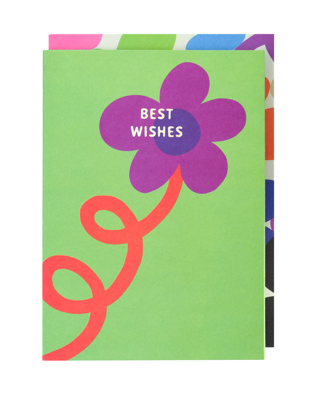 Squiggle Best Wishes Greeting Card