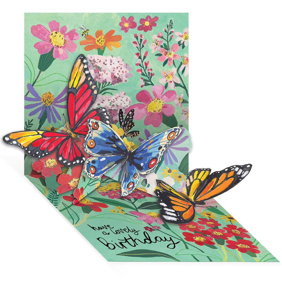 Butterflies Pop-up Greeting Card
