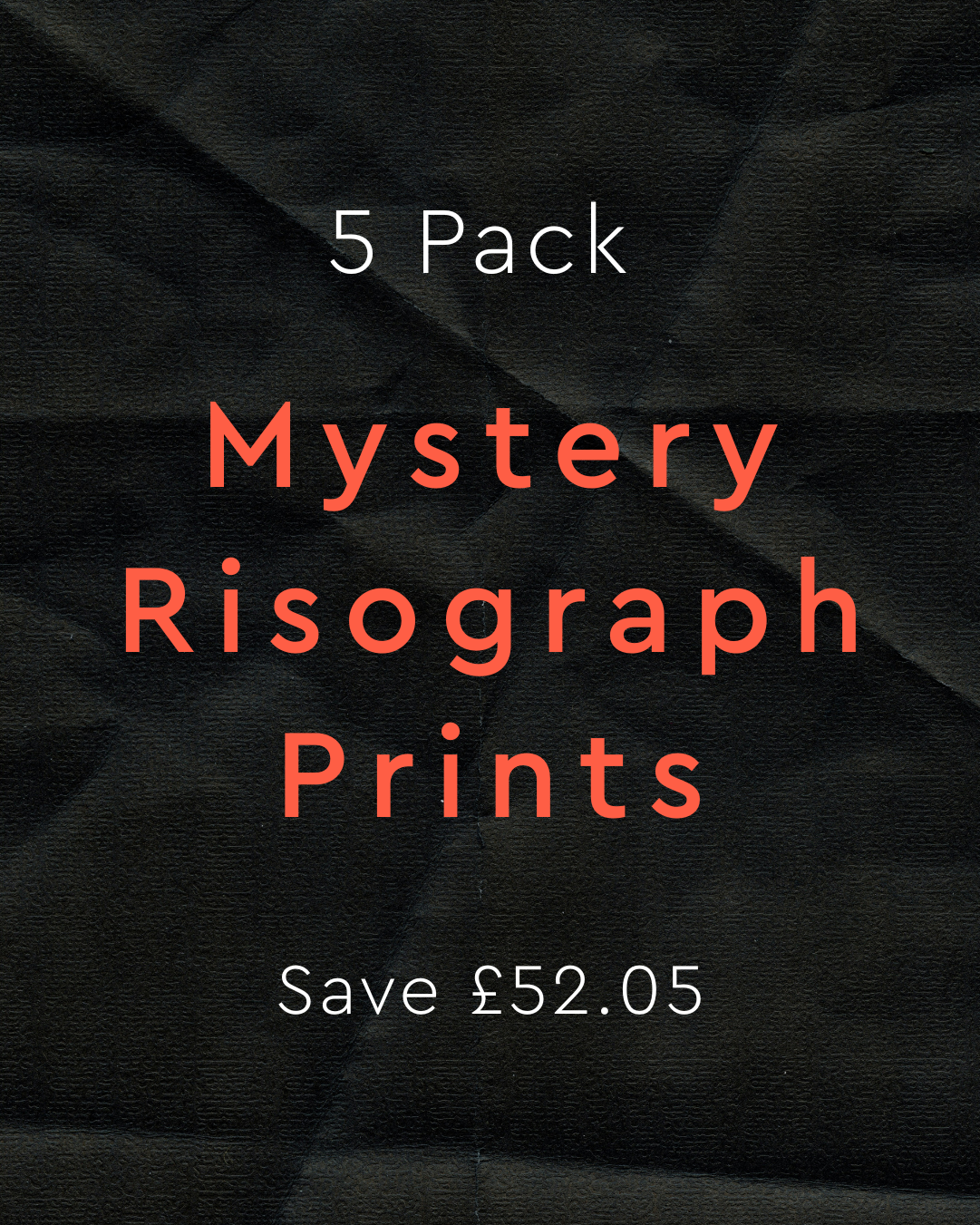 Pack of 5 Mystery Riso Prints
