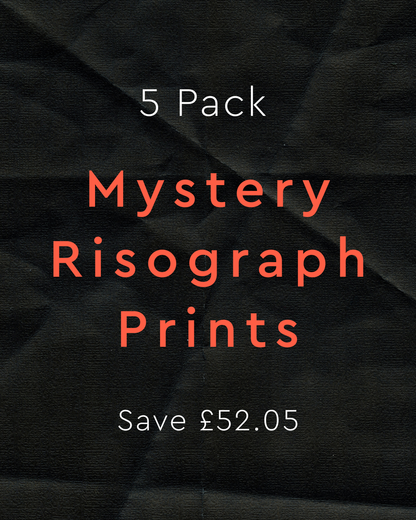 Pack of 5 Mystery Riso Prints