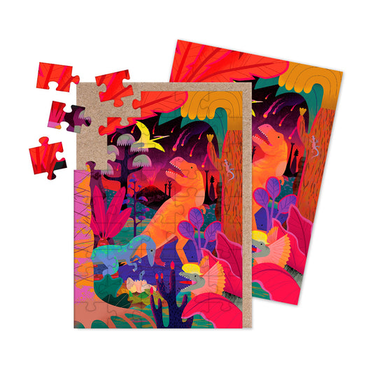 Dinosaurs - Carnivores Jigsaw Greeting Card