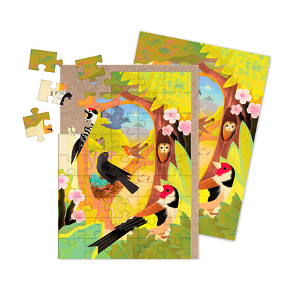 UK Birds Jigsaw Greeting Card