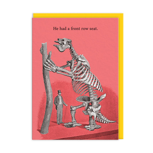 Front Row Seat Greeting Card