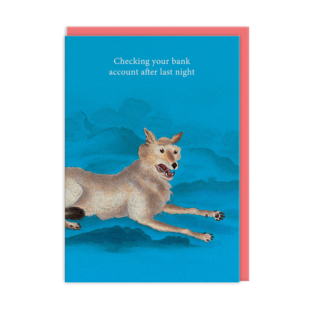 Bank Account Greeting Card