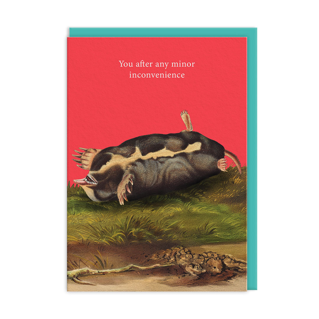 Minor Inconvenience Greeting Card