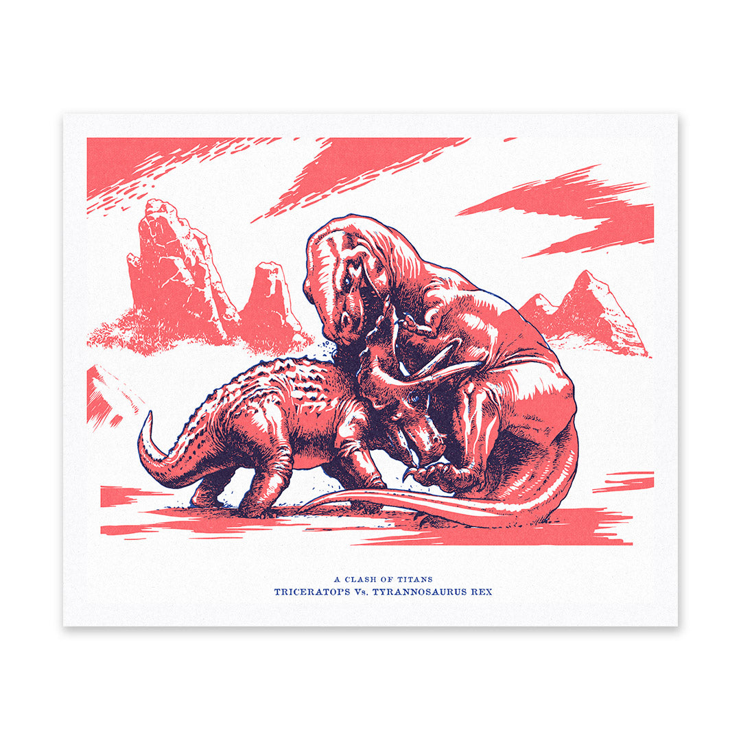 A Clash Of Titans Riso Print (12x10)