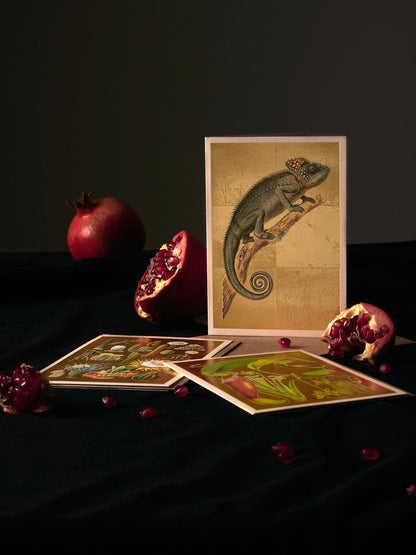 Cameleon Verruqueux Greeting Card