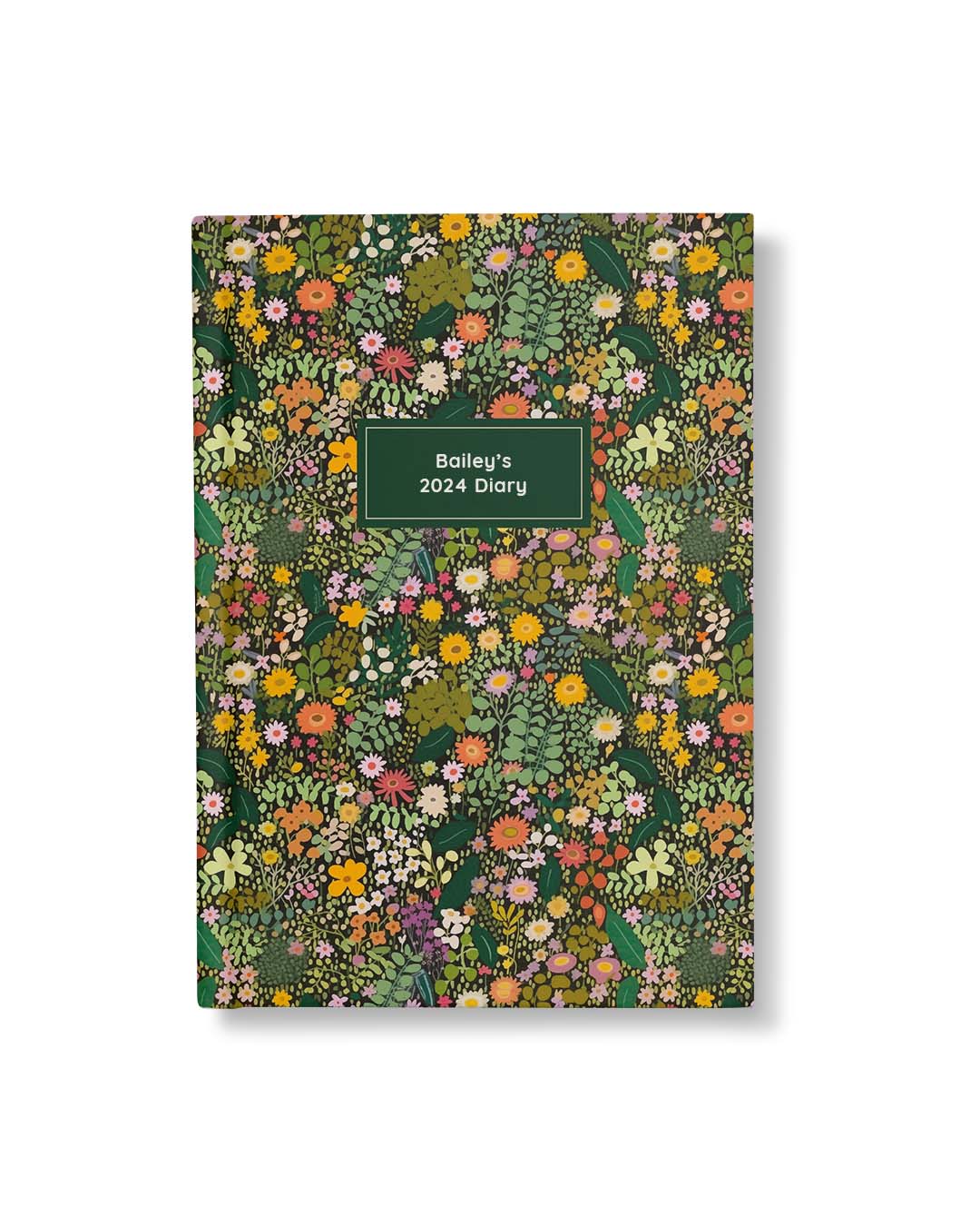 Forest Wild Flower 2024 Personalisable Diary